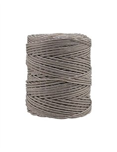 CORDÓN TRENZADO POLIPROPILENO 200M - 5MM X 200M BLANCO/MARRON