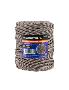 CORDÓN TRENZADO POLIPROPILENO 200M - 5MM X 200M BLANCO/MARRON 2