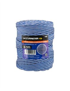 CORDÓN TRENZADO POLIPROPILENO 200M - 5MM  X 200M BLANCO/AZUL 2