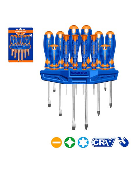 JUEGO 16 PZS DESTORNILLADORES CR-V WADFOW