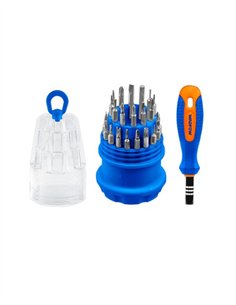 JUEGO 32 PZS DESTORNILLADOR PRECISION CON MANGO WADFOW 2