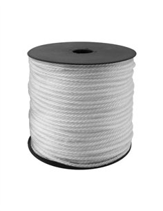 CORDON DE PLASTICO REVESTIDO - BLANCO