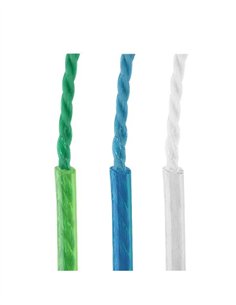 CORDON DE PLASTICO REVESTIDO - BLANCO 2