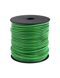 CORDON DE PLASTICO REVESTIDO - VERDE