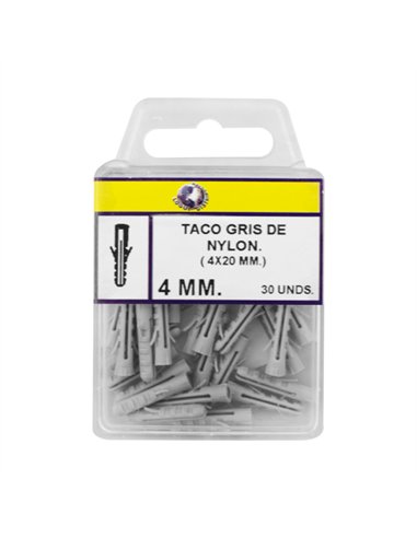 BLISTER TACO GRIS DE NYLON - N6