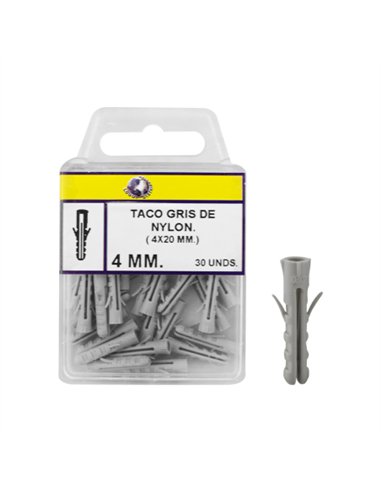BLISTER TACO GRIS DE NYLON - N4