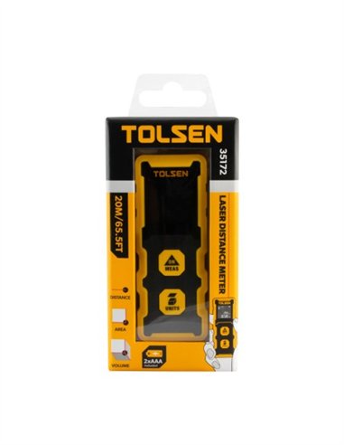 MEDIDOR DE DISTANCIA LASER 20M TOLSEN