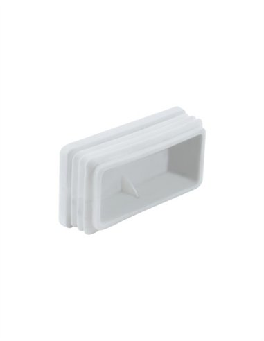 CONTERA INTERIOR RECTANGULAR BLANCO - 40X20MM - 25UDS