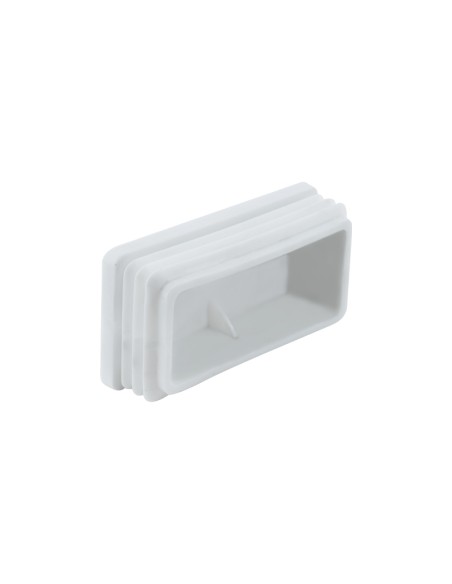 CONTERA INTERIOR RECTANGULAR BLANCO - 40X20MM - 25UDS