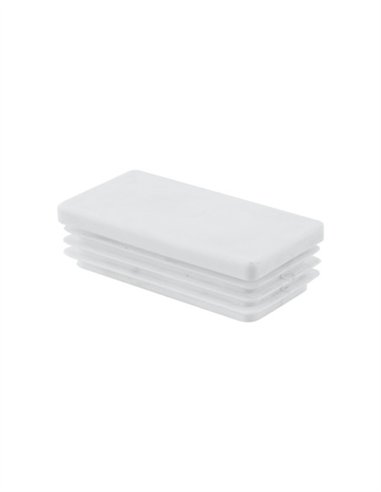 CONTERA INTERIOR RECTANGULAR BLANCO - 40X20MM - 25UDS