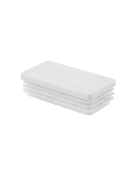 CONTERA INTERIOR RECTANGULAR BLANCO - 40X20MM - 25UDS