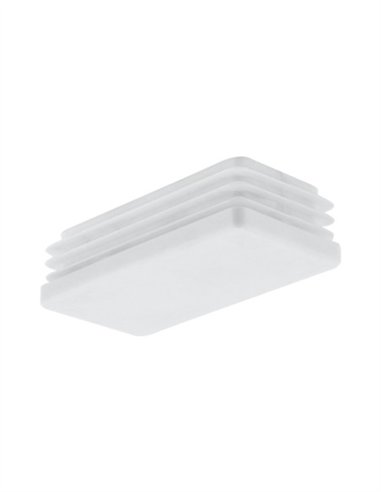 CONTERA INTERIOR RECTANGULAR BLANCO - 40X20MM - 25UDS