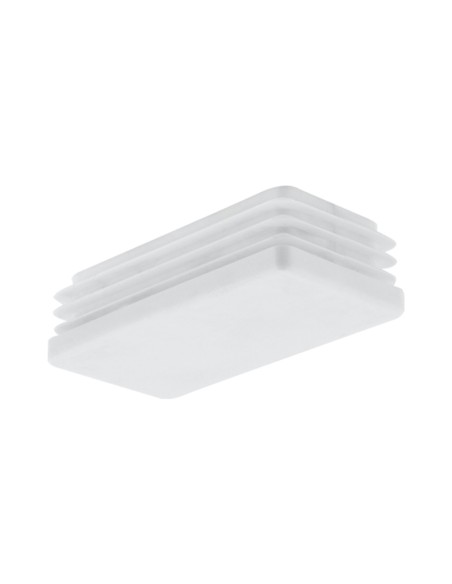 CONTERA INTERIOR RECTANGULAR BLANCO - 40X20MM - 25UDS
