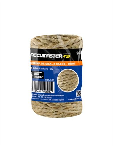 BOBINA DE SISAL - 2 CABOS / 750GR