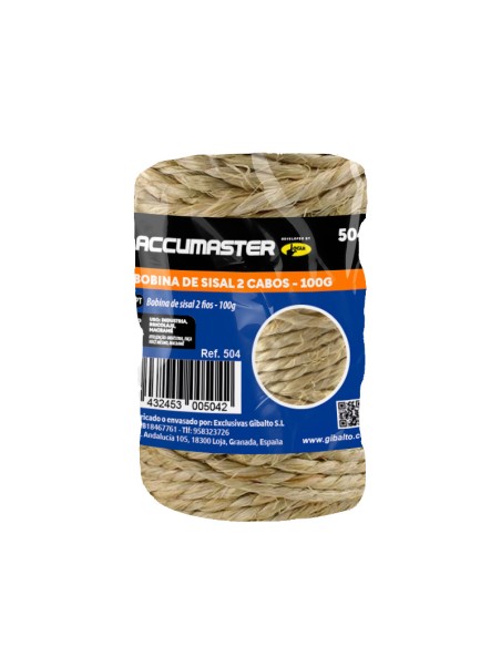 BOBINA DE SISAL - 2 CABOS / 750GR