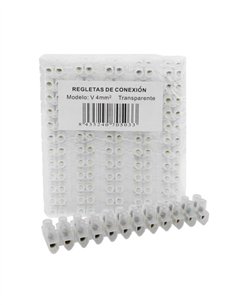 REGLETA/CLEMA DE CONEXIONES - 6MM NEGRO