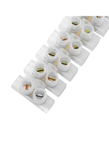 REGLETA/CLEMA DE CONEXIONES - 25MM BLANCO