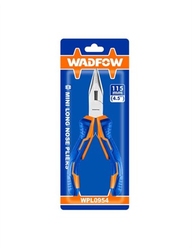 MINI ALICATE DE PUNTAS SEMIREDONDAS 115MM WADFOW