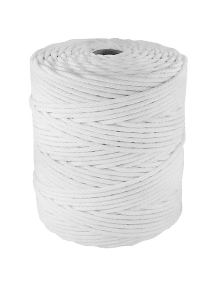 CORDÓN POLIPLÁSTICO TRENZADO - BLANCO