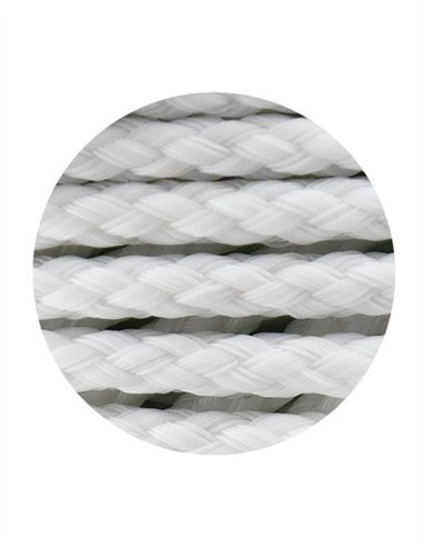 CORDÓN POLIPLÁSTICO TRENZADO - BLANCO