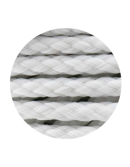 CORDÓN POLIPLÁSTICO TRENZADO - BLANCO