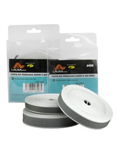 CINTA PERSIANA EN BLISTER - 22MM - 6M GRIS