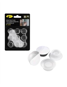 PROTECTOR ADHESIVO TRANSPARENTE 9UDS