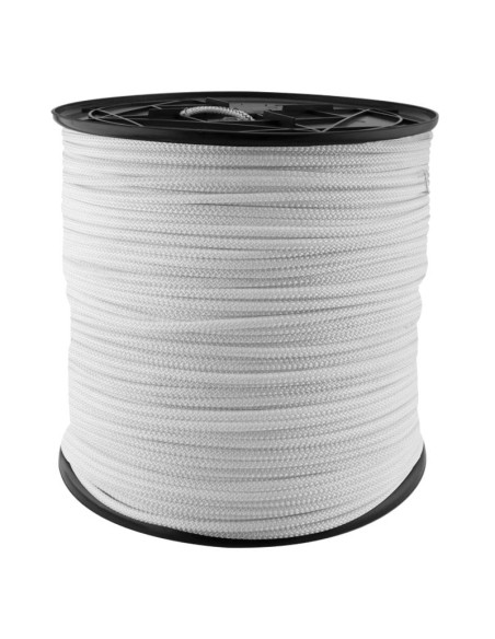 CARRETE NYLON CON ALMA INTERIOR - 5MM X 400M BLANCO