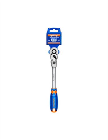 LLAVE DE CARRACA CABEZA FLEXIBLE WADFOW - 1/4"
