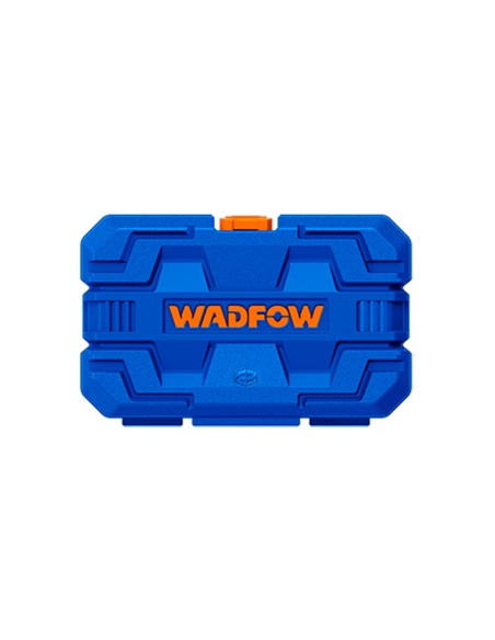 JUEGO 45 PIEZAS 1/4" VASOS Y PUNTAS CON MANGO WADFOW