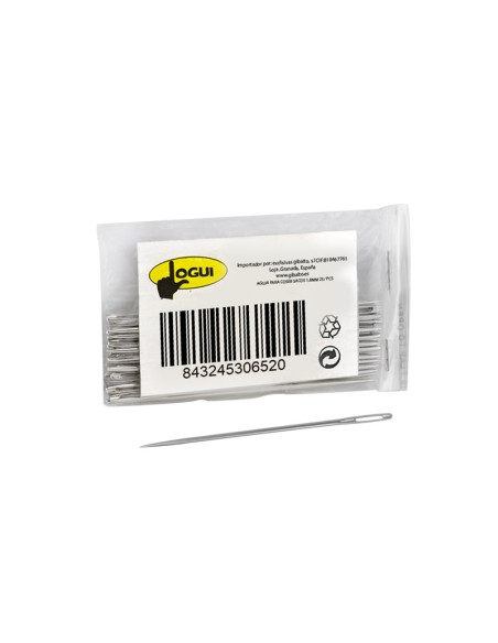 AGUJA PARA COSER SACOS 25 UNIDADES - 1,8 X 75MM