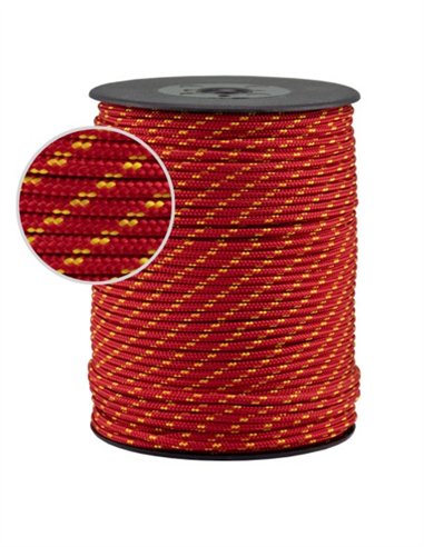CUERDA DRIZA FLUORESCENTE 3MM 100M - MORADO NARANJA