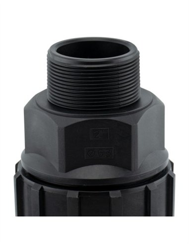 ENLACE FITTING ROSCA MACHO - 16MM - 1/2"