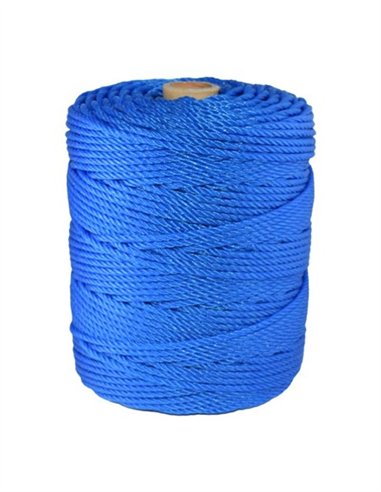 CORDELILLO DE PLASTICO - 5MM X 100M AZUL