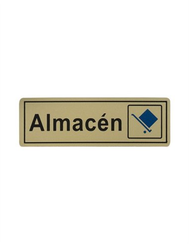 PLACA 6X18 "ALMACÉN"