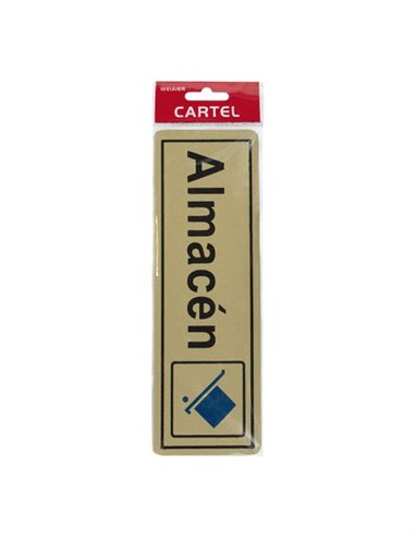 PLACA 6X18 "ALMACÉN"
