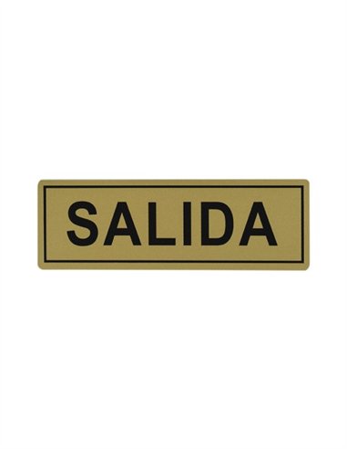 PLACA 6X18 "SALIDA"