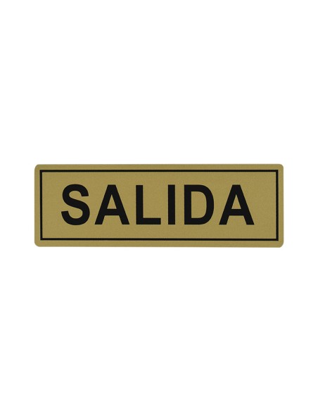 PLACA 6X18 "SALIDA"