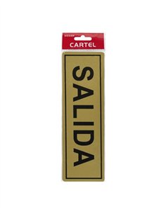 PLACA 6X18 "SALIDA" 2
