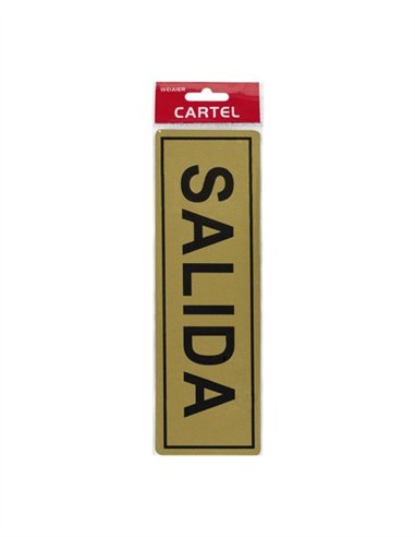 PLACA 6X18 "SALIDA"