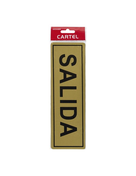 PLACA 6X18 "SALIDA"