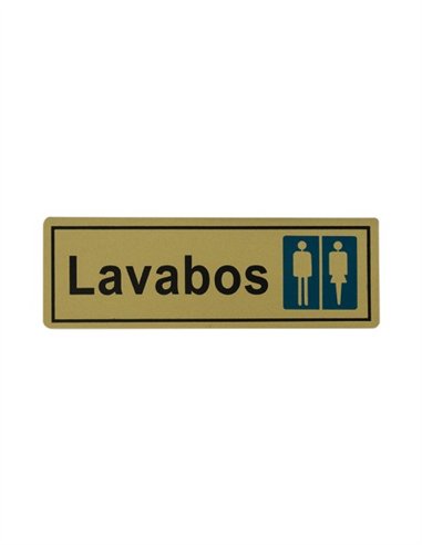 PLACA  6X18 "LAVABOS"