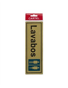 PLACA  6X18 "LAVABOS" 2