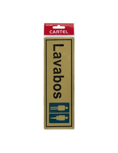 PLACA  6X18 "LAVABOS"