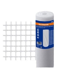 MALLA PROTECCION PLASTICO BLANCO ROLLO 1M X 25M - 1M X 25M X 10MM