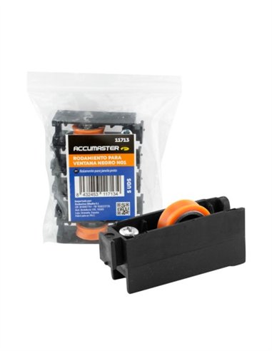 RODAMIENTO VENTANA NEGRO N01 5UDS