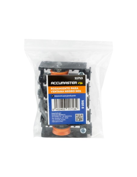 RODAMIENTO VENTANA NEGRO N01 5UDS