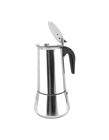 CAFETERA INDUCCIÓN ACERO INOXIDABLE - 4 TAZAS