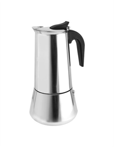 CAFETERA INDUCCIÓN ACERO INOXIDABLE - 4 TAZAS