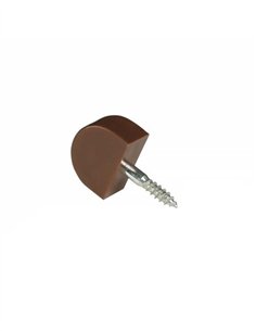 SOPORTE DE VITRINA MARRON - 33X20MM